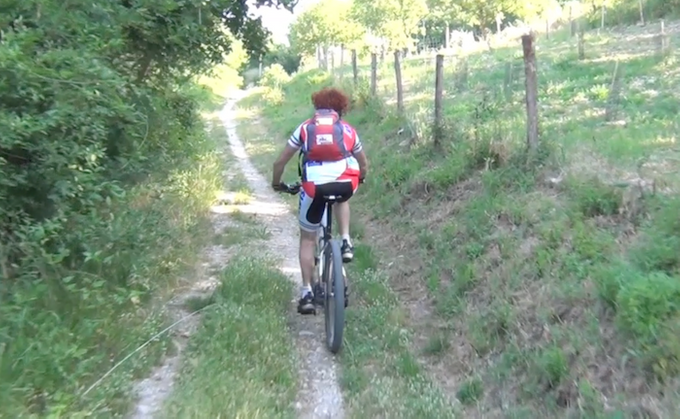 single trail fino a Palazzo Mancinelli
